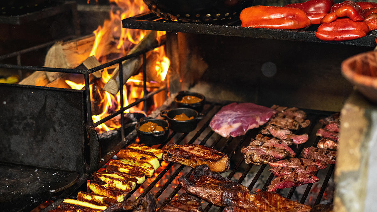 Brazilian Grilled Meat on the Grill